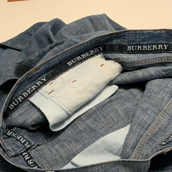 Burberry London Women’s Linen/Cotton Wide Leg Trouser Size 38R - Picture 7 of 12